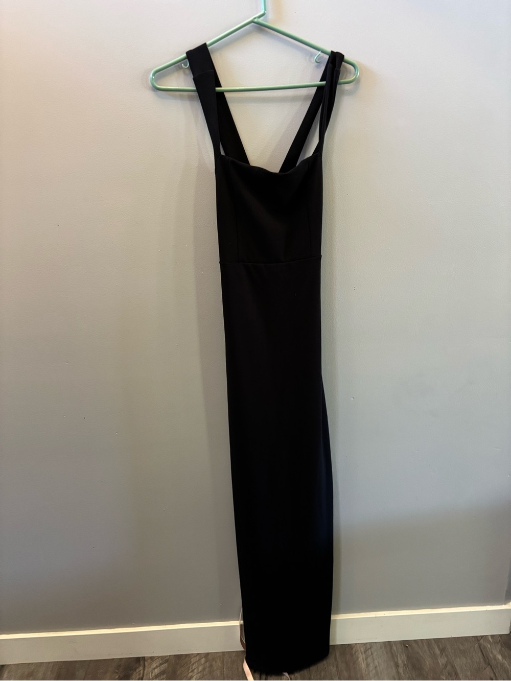 Lulu's Black Maxi with Wide Straps
